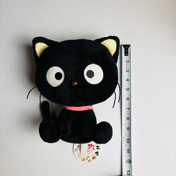 Sanrio Chococat Plush Hello Kitty Cat Pink Collar 2010 RARE - Picture 13 of 14